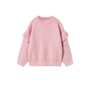Zara ruffled knit sweater